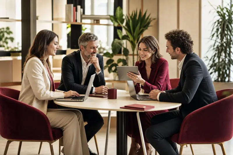 Rete di consulenti Credit-One al lavoro con le imprese